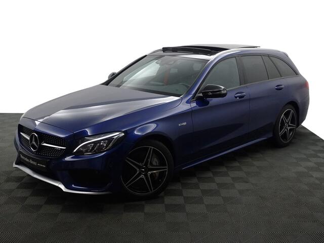 Mercedes-Benz C-KLASSE Estate AMG 43 4MATIC Premium- Dealer Onderhouden, Lane Assist, Panoramadak, Sfeerverlichting, Camera