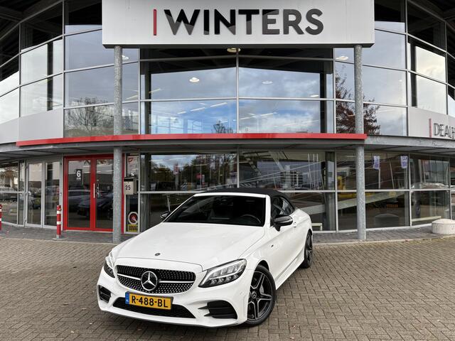 Mercedes-Benz C-KLASSE Cabrio 200 AMG Premium Plus Pack Stoelverwarming | Massagestoelen | Burmester | Leder-alcantara | Navi | Camera