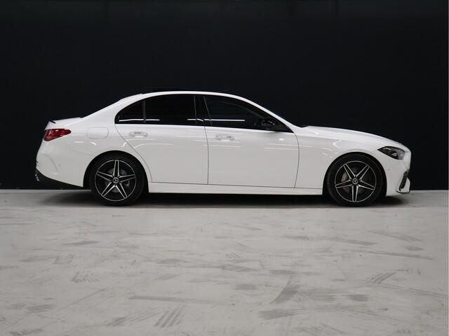 Mercedes-Benz C-KLASSE 200 4MATIC AMG Line [SCHUIFKANTELDAK, ADAPTIVE CRUISE CONTROL, BURMESTER, ELEKTRISCHE STOELEN, 360 CAMERA, SFEERLICHT, CARBON, URBAN GUARD+, NIEUWSTAAT]