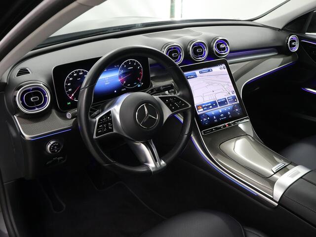 Mercedes-Benz C-KLASSE 180 Luxury Line | Panoramadak | Trekhaak | Memory stoelen | Getint glas | Sfeerverlichting |