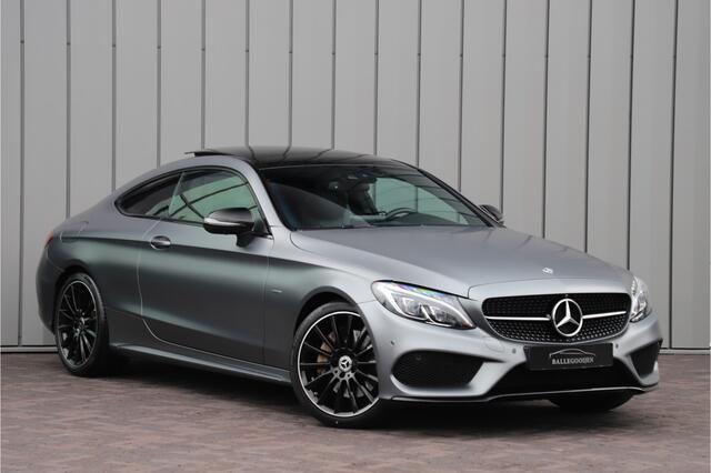 Mercedes-Benz C-KLASSE Coupé 250 Night Edition Aut9 | 211PK | Pano | Memory | Burmester | Sfeerverlichting | ILS | Seleniet Magno | NL-Auto | 2018.