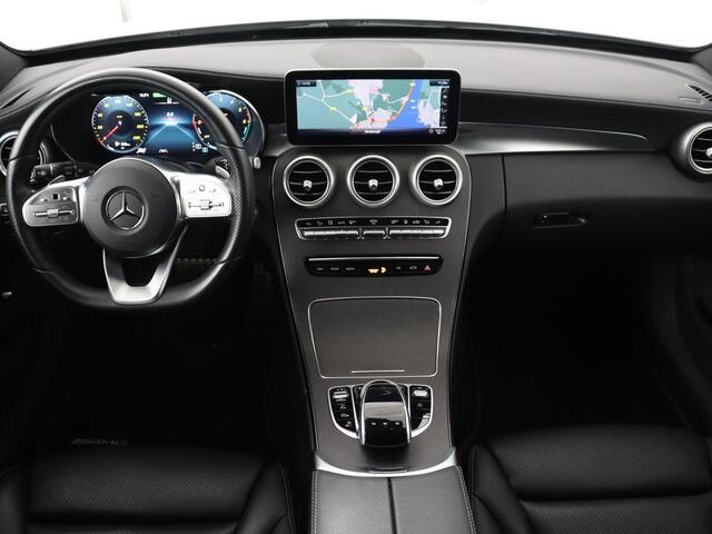 Mercedes-Benz C-KLASSE 300de AMG Night | Adaptive cruise | 360 Camera | Leder | Burmester Surround | Trekhaak | Carplay | Stoelverwarming | Memory | Navigatie | Digital Cockpit | PHEV | Plug In