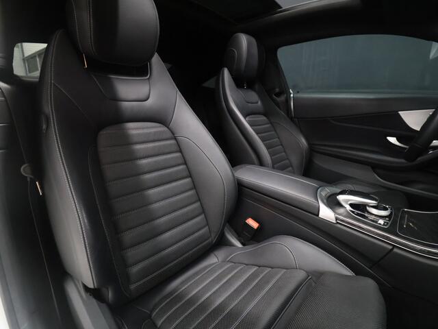 Mercedes-Benz C-KLASSE Coupé 300 Sport Edition [SCHUIFKANTELDAK, PDC V+A, CAMERA 360, APPLE CARPLAY, ANDROID AUTO, CRUISE CONTROL, BURMESTER, STOELVERWARMING, FLIPPERS, NIEUWSTAAT]