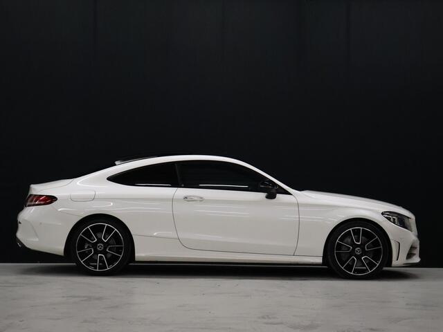 Mercedes-Benz C-KLASSE Coupé 300 Sport Edition [SCHUIFKANTELDAK, PDC V+A, CAMERA 360, APPLE CARPLAY, ANDROID AUTO, CRUISE CONTROL, BURMESTER, STOELVERWARMING, FLIPPERS, NIEUWSTAAT]