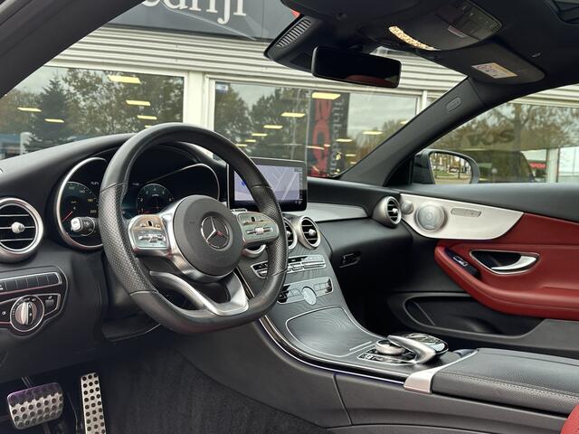 Mercedes-Benz C-KLASSE Coupé 180 AMG-Line | Luchtvering | Burmester | Panodak | 360 camera