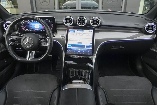 Mercedes-Benz C-KLASSE C300 AMG 258pk Panoramadak Burmester 3d Digital light Distronic+ Stuurassistent 360 camera 19" LMV