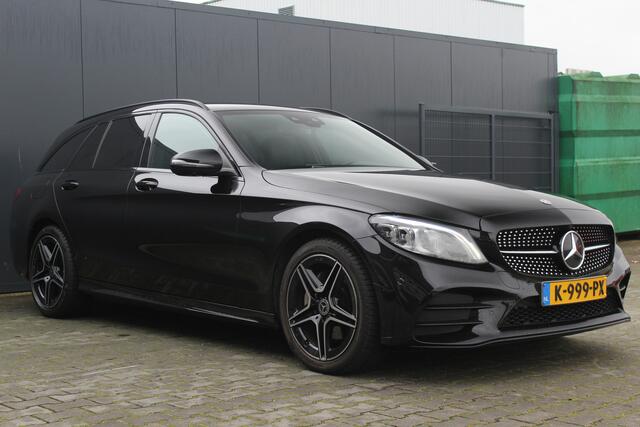 Mercedes-Benz C-KLASSE Estate 200 Business Solution AMG 184pk | Incl. 12 maanden garantie 1e Eigenaar | 360 Camera | Stoelverwarming | Apple Carplay | Sportstoelen Leer | LED verlichting | Zwarte hemel | Elektr. kofferbak | Navigatie | Cruise control | Virtual cockpit | Bomvoll