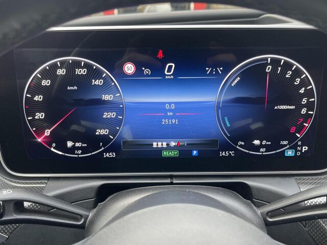 Mercedes-Benz C-KLASSE 300 e AMG Line 18"/Leder/Panoramadak/360 camera/Dodehoek/Keyless/Stoelverwarming + memory l + r/Sfeerverlichting premium/Apple Carplay & Android Auto