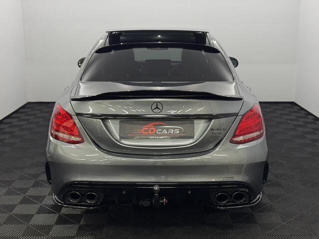 Mercedes-Benz C-KLASSE 180 AMG Sport Pano, Half leder, Camera, Burmester, Stoelverwarming, Keyless start, Cruise control, Trekhaak