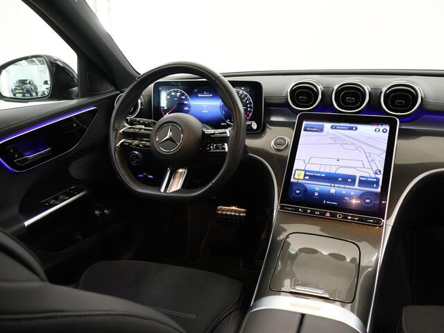 Mercedes-Benz C-KLASSE Estate 300 e AMG Line | Night | Trekhaak | Panoramadak | Sfeerverlichting |