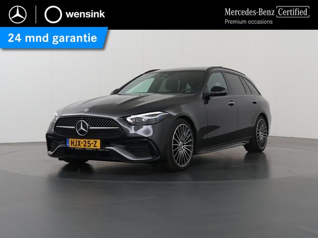 Mercedes-Benz C-KLASSE Estate 180 Business Solution AMG | Panoramadak | 19-Inch | Trekhaak | Digital Light | Night pakket | Memory pakket | Stoelverwarming