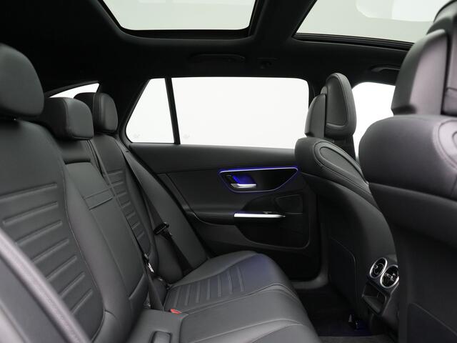 Mercedes-Benz C-KLASSE Estate 300 e AMG Line Plug In Hybrid 313pk Dealer O.H. PHEV | Panodak | Camera | Lederen Sportstoelen Memory & Verwarmd | Apple Carplay | Sfeerverlichting | Navigatie | Cruise Control | DAB |