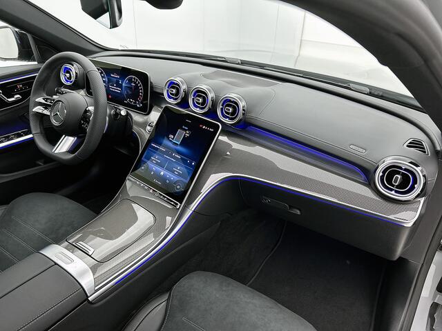 Mercedes-Benz C-KLASSE Estate 300 e Business Solution AMG Nightpakket | Trekhaak | Comfortpakket Plus | Antidiefstalpakket GUARD 360° Plus | 360°-camera | Memorypakket | EASY PACK achterklep | Panoramaschuifdak |