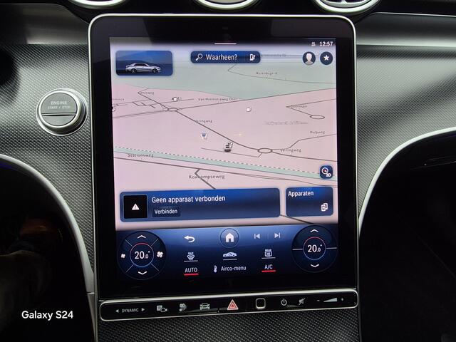 Mercedes-Benz C-KLASSE 300 e Business-line Zwart leder / Panoramadak / Burmester. Nieuwstaat!