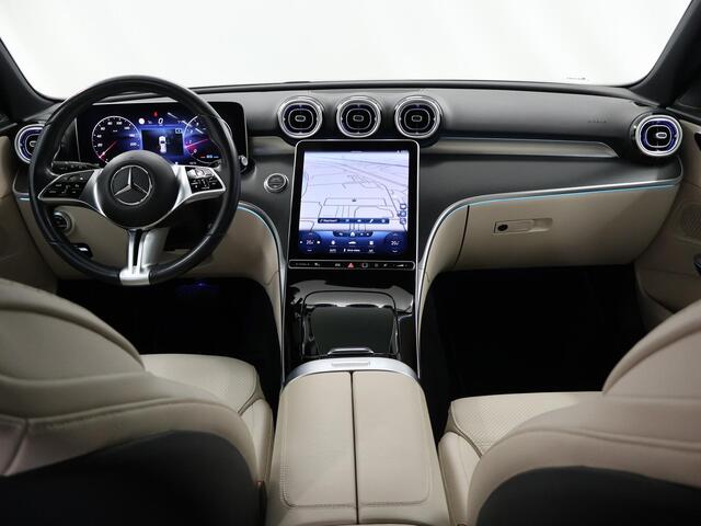Mercedes-Benz C-KLASSE Estate 200 Luxury Line | Memory | Sfeerverlichting | Digital Light | 360 graden camera | Beige interieur | Stoelverwarming |