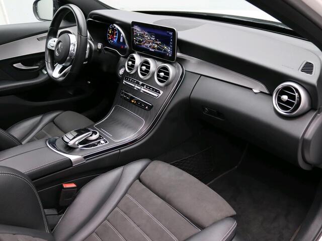 Mercedes-Benz C-KLASSE Estate 180 Business Solution AMG AMG Line | Night Pakket | Panorama Schuif-Kanteldak | Parkeerpakket met 360°-camera | Sfeerverlichting. Inclusief 24 maanden Mercedes-Benz Certified garantie voor Europa.