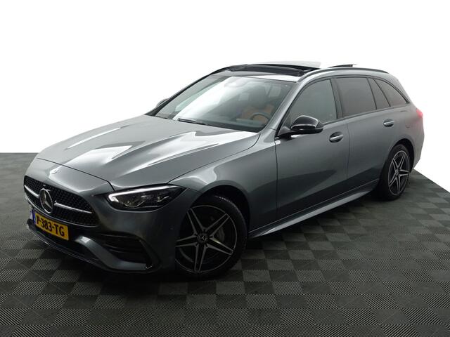 Mercedes-Benz C-KLASSE Estate 300 e AMG Line Aut- Two Tone Leder Interieur, Panoramadak, Carbon, Sfeerverlichting, Carplay, Android Auto