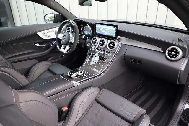 Mercedes-Benz C-KLASSE Coupé AMG 63 S | 510PK | Keramische-remmen | Head-up | Carbon | Schaalstoelen | Keyless-go | Sfeerverlichting | Multibeam | 2021.