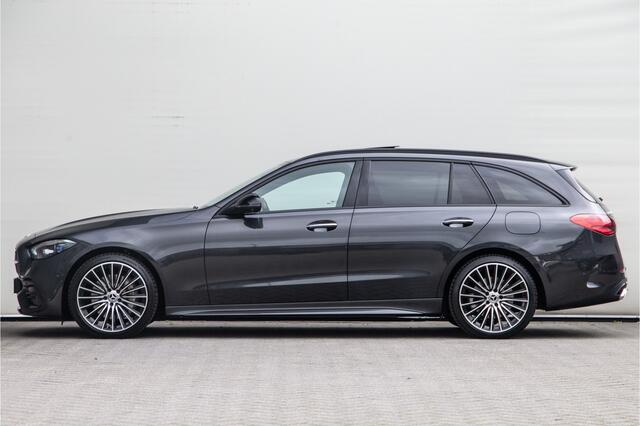 Mercedes-Benz C-KLASSE Estate 300 e AMG Premium Plus, Pano, Leder, Head-up, Trekhaak 2022
