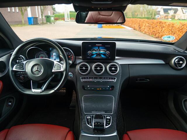 Mercedes-Benz C-KLASSE Coupé AMG 43 4MATIC 367pk | Panodak | Volleder Designo | Comand Online | Elek achterklep | Adap onderstel | Sportuitlaatsysteem | LaneAssist | Stuurhulp | Stoelverw |  Etc..