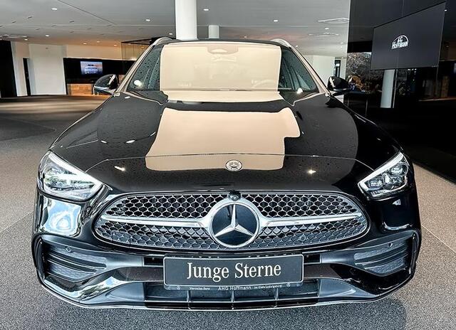 Mercedes-Benz C-KLASSE Estate 300e AMG ** LED, MBUX+, WINTER-, KEYLESS-, MEMORY-, SPIEGEL-PACK ** Slechts 9.878km. - UNFALLFREI ** ** INFORMEER OOK NAAR ONZE AANTREKKELIJKE FINANCIAL-LEASE TARIEVEN **