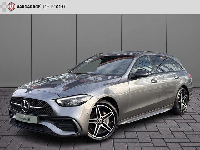 Mercedes-Benz C-KLASSE Estate 300 e AMG Line | Pano | 1 jaar fab. garantie | Elek. trekhaak | Dealer OH