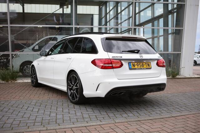 Mercedes-Benz C-KLASSE Estate AMG 43 4MATIC | Performance uitlaat! | Burmester | Pano | Trekha