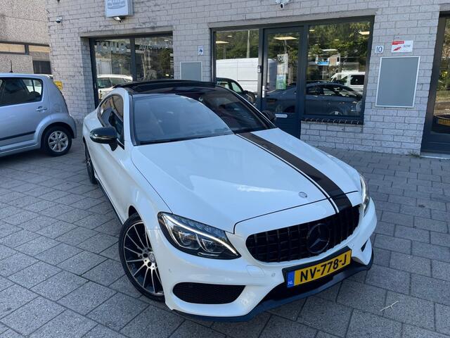 Mercedes-Benz C-KLASSE Coupé 200 Amg Bruin Leer Pano Burmester