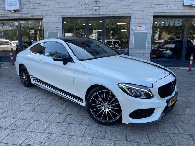 Mercedes-Benz C-KLASSE Coupé 200 Amg Bruin Leer Pano Burmester