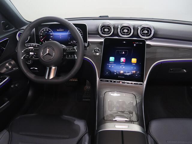 Mercedes-Benz C-KLASSE Estate 300e Business Solution AMG | Panoramaschuifdak | Rijassistentiepakket Plus | Trekhaak | Burmester | DIGITAL LIGHT | Night