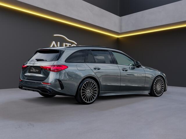 Mercedes-Benz C-KLASSE Estate 200 Edition AMG Line Panorama l Trekhaak l Bi Color Leder l Burm