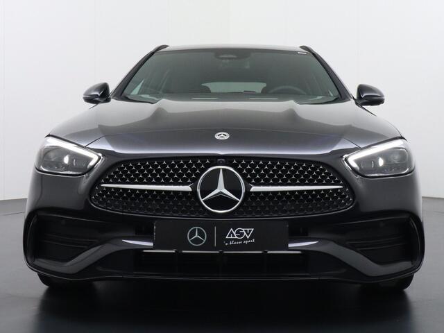 Mercedes-Benz C-KLASSE Estate 300 e Business Solution AMG | Panorama - Schuifdak | Trekhaak Wegklapbaar | Niveauregeling | Head-Up Display | Memorystoelen | Burmester Surround Sound | Apple Carplay & Android Auto