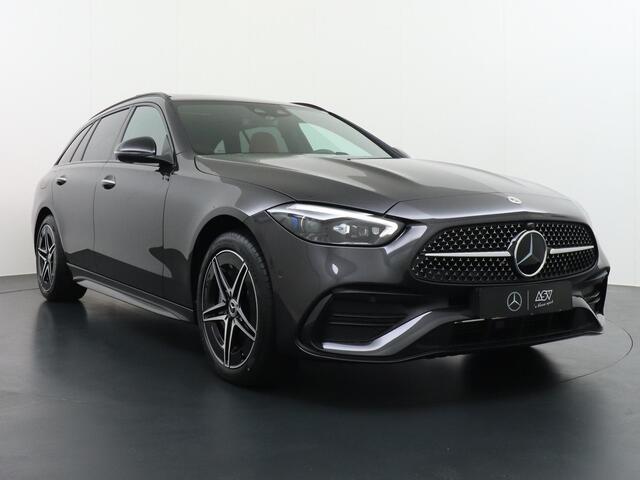 Mercedes-Benz C-KLASSE Estate 300 e Business Solution AMG | Panorama - Schuifdak | Trekhaak Wegklapbaar | Memorystoelen | Burmester Surround Sound | Head-Up Display | Distronic Cruise Control | Niveaureling