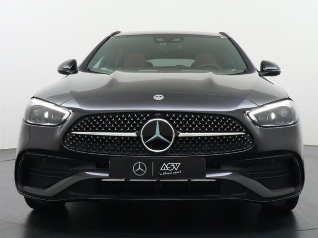 Mercedes-Benz C-KLASSE Estate 300 e Business Solution AMG | Panorama - Schuifdak | Trekhaak Wegklapbaar | Memorystoelen | Burmester Surround Sound | Head-Up Display | Distronic Cruise Control | Niveaureling