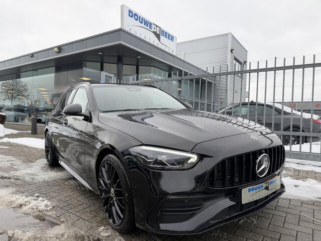 Mercedes-Benz C-KLASSE Estate 300 e AMG Night Line Pano/dak, trekhaak, sfeer verlichting, camera, etc