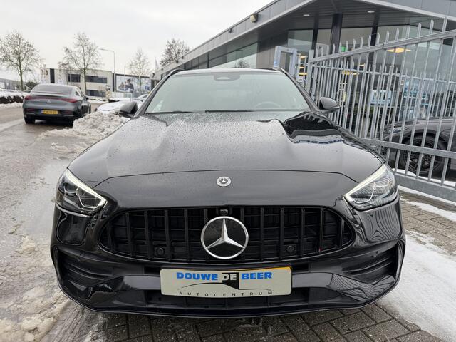 Mercedes-Benz C-KLASSE Estate 300 e AMG Night Line Pano/dak, trekhaak, sfeer verlichting, camera, etc