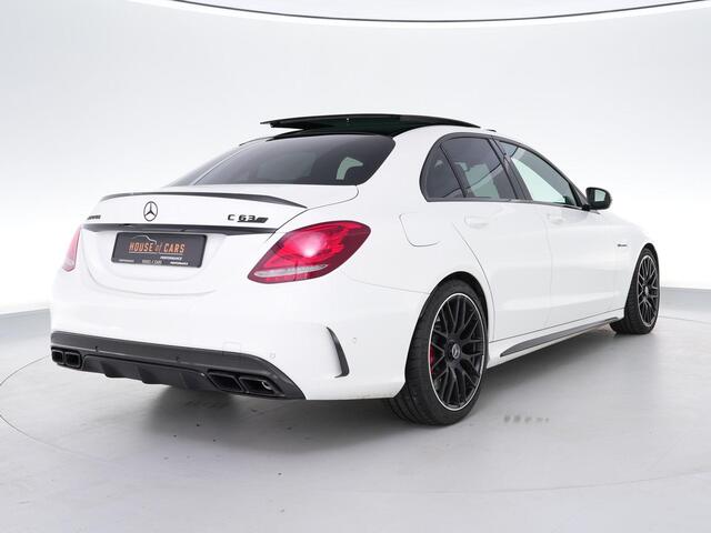 Mercedes-Benz C-KLASSE C63S AMG 510pk |carbon exterieur|pano|schaalstoelen|Burmester|memory|HUD|camera|elek. achterklep|interieur parfum|DAB|19"|