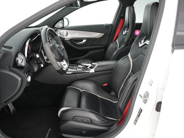 Mercedes-Benz C-KLASSE C63S AMG 510pk |carbon exterieur|pano|schaalstoelen|Burmester|memory|HUD|camera|elek. achterklep|interieur parfum|DAB|19"|