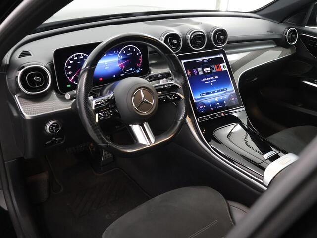 Mercedes-Benz C-KLASSE 180 AMG Line | Night | Stoelverwarming | Sfeerverlichting | 360 graden camera |