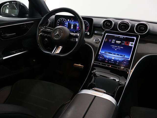 Mercedes-Benz C-KLASSE 180 AMG Line | Night | Stoelverwarming | Sfeerverlichting | 360 graden camera |