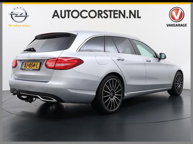 Mercedes-Benz C-KLASSE Estate 180T 157PK Automaat Premium Plus Trekhaak Adap.Cruise Distronic Plus Navi Ecc Pdc Led Stoelverwarming Elek.Stoelen Elek.Achterklep Isofix Lmv 19" Bluetooth
