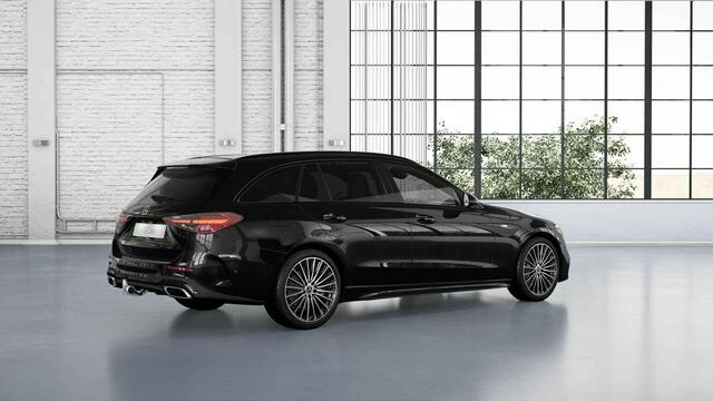 Mercedes-Benz C-KLASSE Estate 300e Business Solution AMG | Panoramadak | Elek. Uitklapbare Trekhaak | Burmester | Rijassistentiepakket Plus | Digital Light | Nightpakket | Apple Carplay/Android Auto |