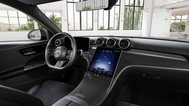 Mercedes-Benz C-KLASSE 180 AMG Line | Distronic | Achteruitrijcamera | Sfeerverlichting | Stoelverwarming |