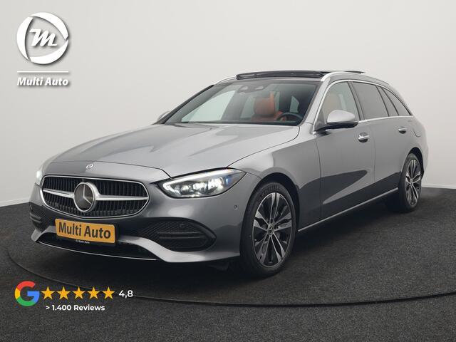 Mercedes-Benz C-KLASSE Estate 300 e Avantgarde Plug In Hybrid 313pk Dealer O.H PHEV | Panodak | Adaptive Cruise | 360 Camera | Digital Light | Lederen Sportstoelen Verwarmd | Keyless | Navigatie | Virtual | DAB+ | 18" L.M |