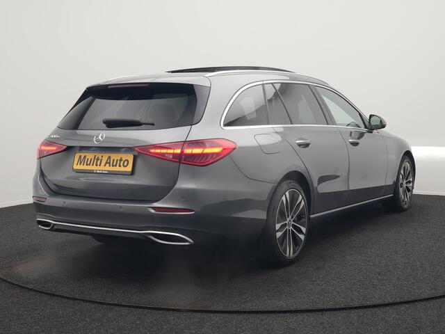 Mercedes-Benz C-KLASSE Estate 300 e Avantgarde Plug In Hybrid 313pk Dealer O.H PHEV | Panodak | Adaptive Cruise | 360 Camera | Digital Light | Lederen Sportstoelen Verwarmd | Keyless | Navigatie | Virtual | DAB+ | 18" L.M |