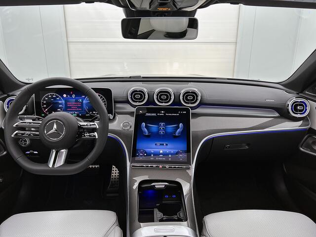 Mercedes-Benz C-KLASSE 300 e Business Solution AMG | Burmester® 3D sound system | Trekhaak | Middenconsole metaalstructuur | Comfortpakket Plus | Nightpakket | Memorypakket | 360°-camera | Panoramaschuifdak |
