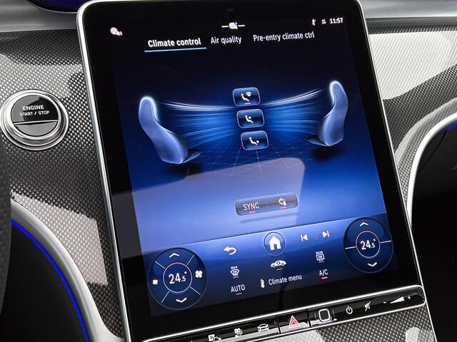 Mercedes-Benz C-KLASSE 300 e Business Solution AMG | Burmester® 3D sound system | Trekhaak | Middenconsole metaalstructuur | Comfortpakket Plus | Nightpakket | Memorypakket | 360°-camera | Panoramaschuifdak |