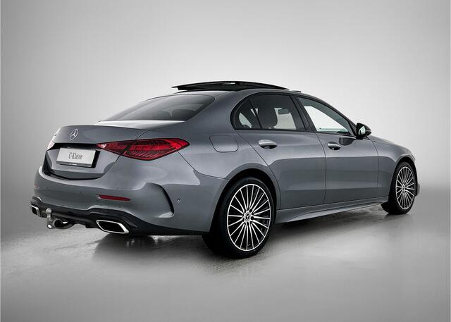 Mercedes-Benz C-KLASSE 300 e Business Solution AMG | Premium Plus | Trekhaak | Middenconsole metaalstructuur | Nightpakket | Head-up display | Digital Light | Augmented Reality navigatie | 360°-camera | Burmester® 3D sound system |