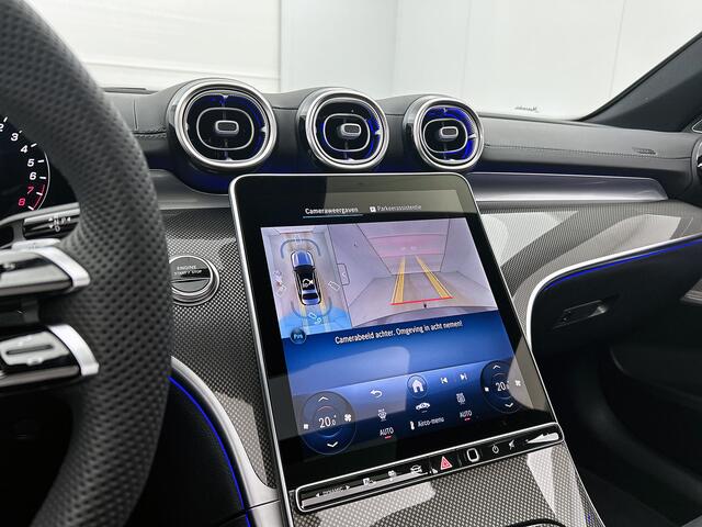 Mercedes-Benz C-KLASSE 300 e Business Solution AMG | Premium Plus | Trekhaak | Middenconsole metaalstructuur | Nightpakket | Head-up display | Digital Light | Augmented Reality navigatie | 360°-camera | Burmester® 3D sound system |