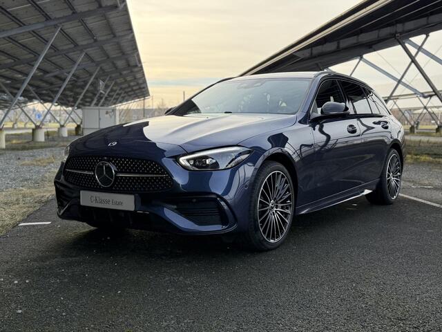 Mercedes-Benz C-KLASSE Estate 300e Business Solution AMG | Night | Panoramaschuifdak | Burmester | Rijassistentiepakket | DIGITAL LIGHT | Trekhaak |